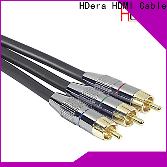 HDera high quality 3rca rca cable supplier for audio equipment