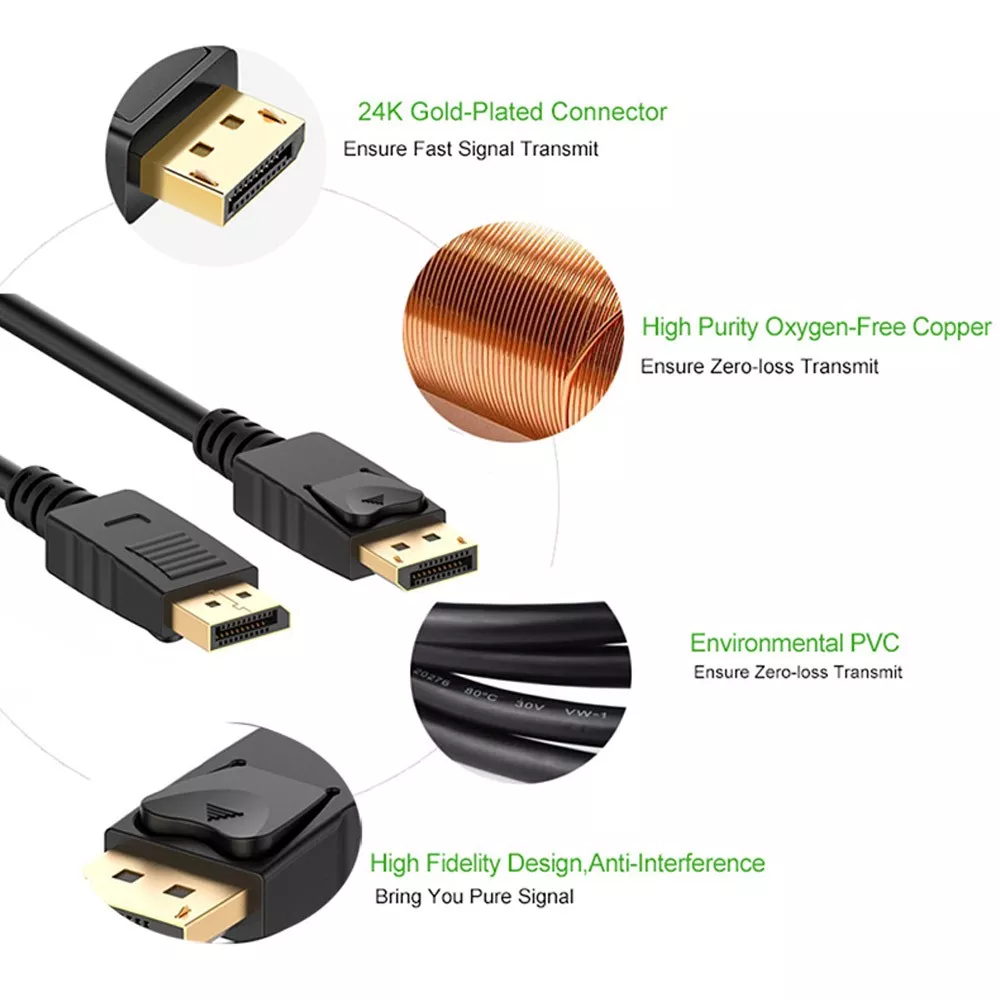 HDera special dp cable 1.4 for manufacturer for Computer peripherals