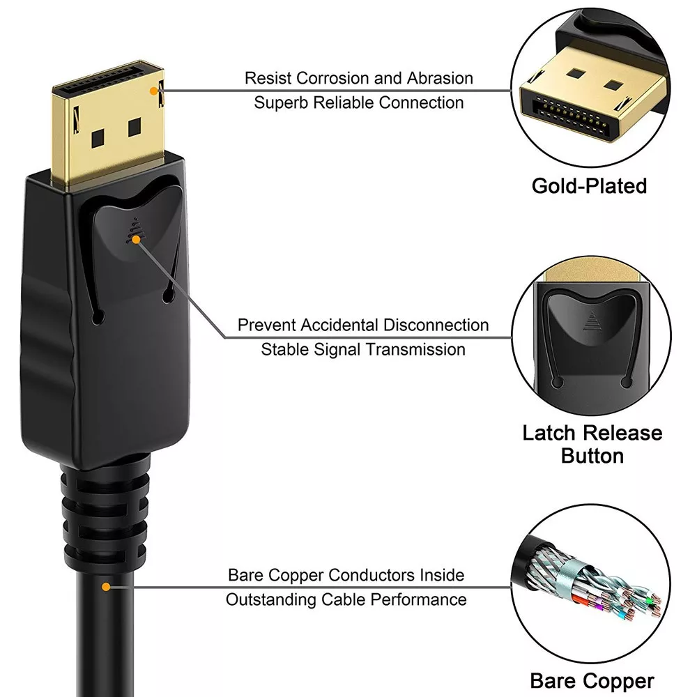 HDera special dp cable 1.4 custom service for image transmission