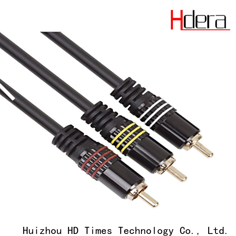 HDera 3rca rca cable bulk production for Computer peripherals