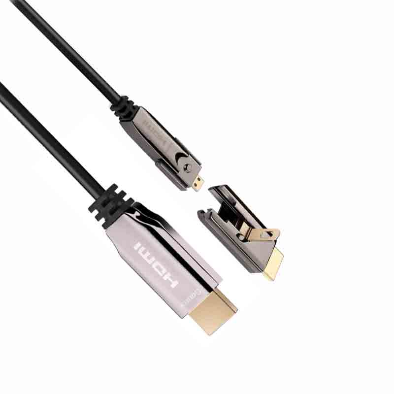 1.8M 3M 5M 10M 50M 100M 200M 300M 3d Real 4k 60hz home 18Gbps UHD HDMI AOC optical fiber cable factory HD1062