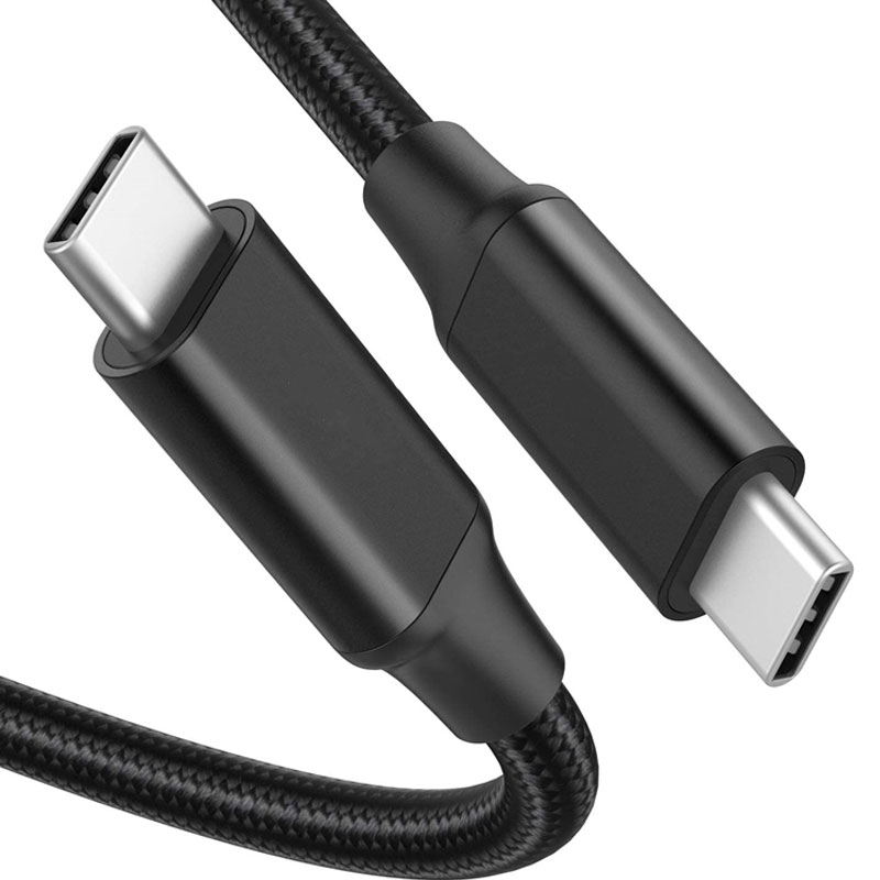 1.2M 100W 20V Fast 5A Flexible Nylon Braided USB3.2 Type-C Data Cables for Android iOS Computer HD9024
