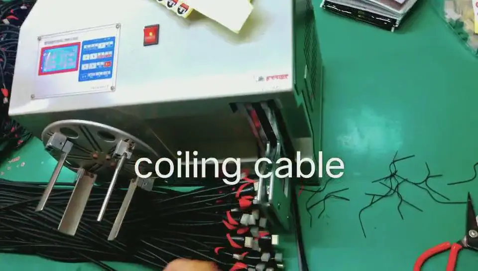 Coiling cable
