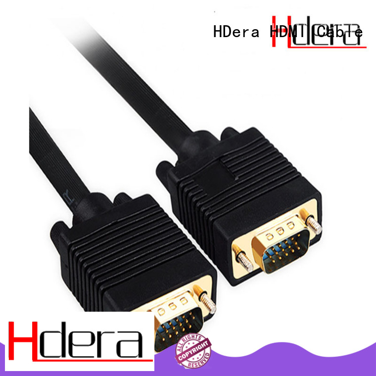 HDera widely used vga to vga cable for manufacturer for audio equipment