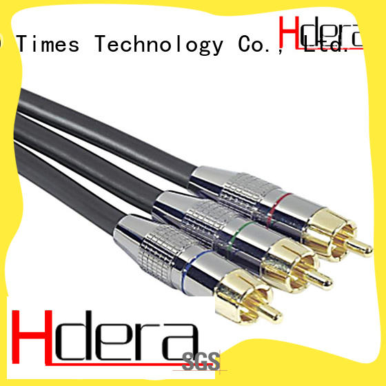 HDera unique rca audio cable factory price for image transmission