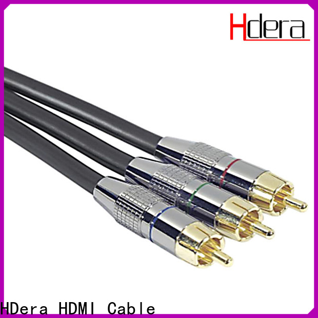 HDera high tech 3rca rca cable factory price for audio equipment
