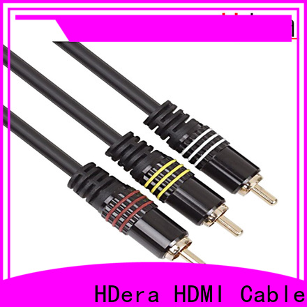 HDera durable 3rca rca cable overseas market for image transmission