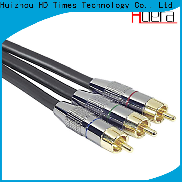 HDera durable rca audio cable bulk production for audio equipment