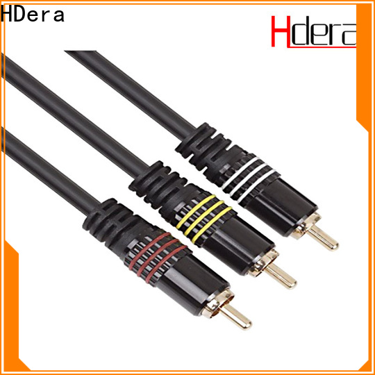 HDera high quality rca audio cable bulk production for Computer peripherals