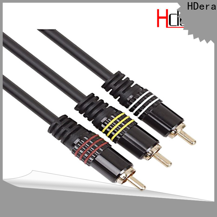HDera 3rca rca cable overseas market for HD home theater