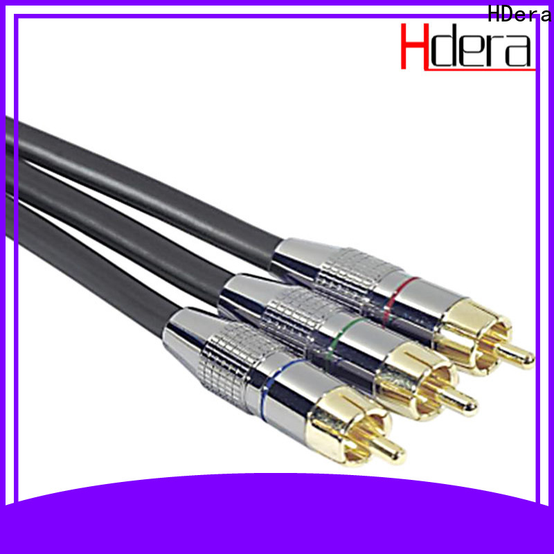 HDera rca audio cable factory price for communication products