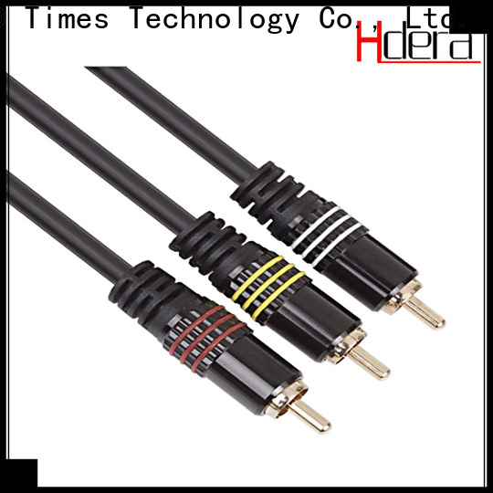 HDera high quality rca audio cable for manufacturer for communication products