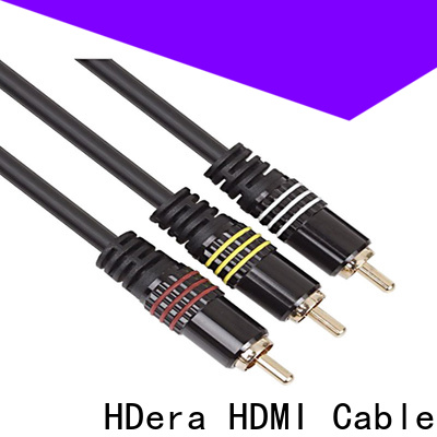 HDera 3rca rca cable factory price for audio equipment