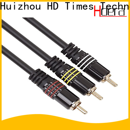 HDera high tech 3rca rca cable bulk production for HD home theater