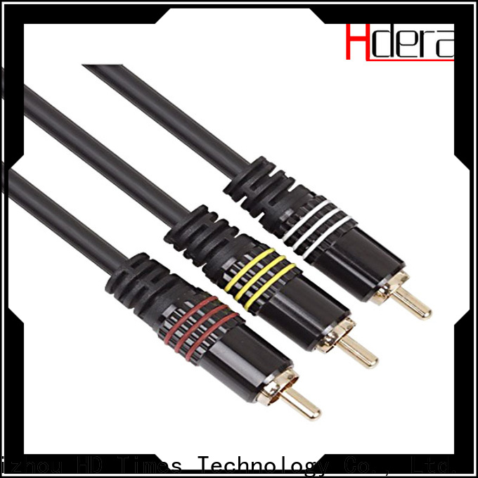 HDera acceptable price rca cord bulk production for audio equipment