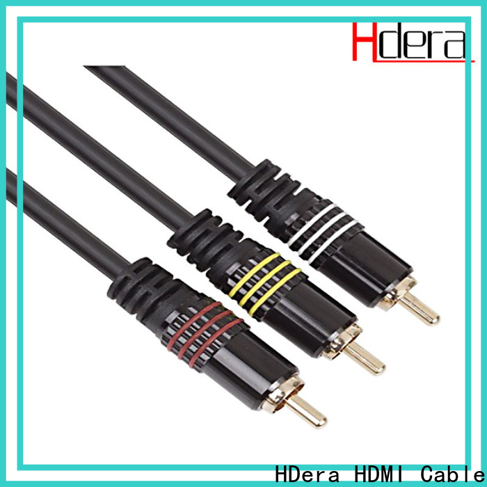 HDera durable rca cord factory price for audio equipment