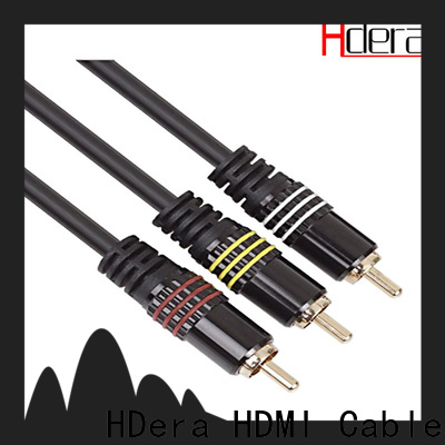 HDera high quality 3rca rca cable bulk production for image transmission