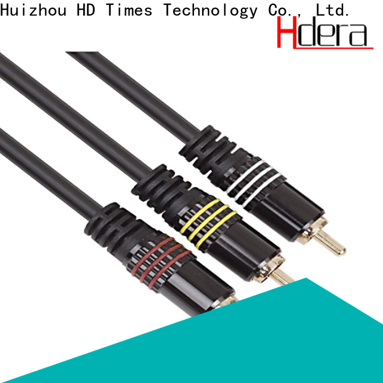 HDera acceptable price rca audio cable supplier for HD home theater