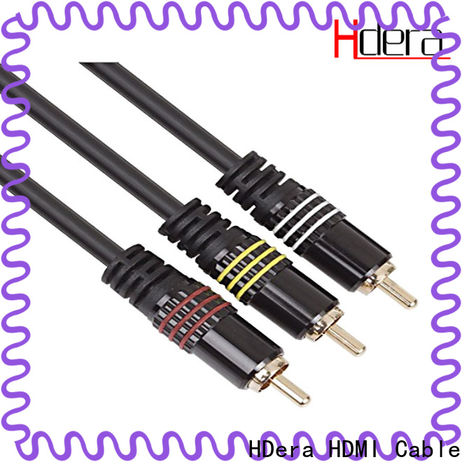 HDera unique 3rca rca cable bulk production for communication products