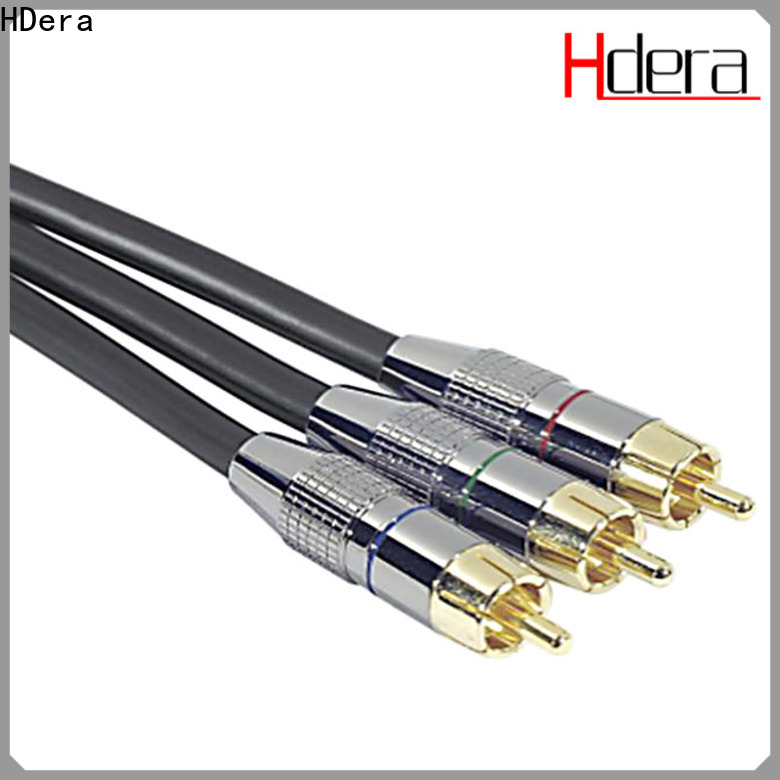 HDera high quality 3rca rca cable overseas market for Computer peripherals