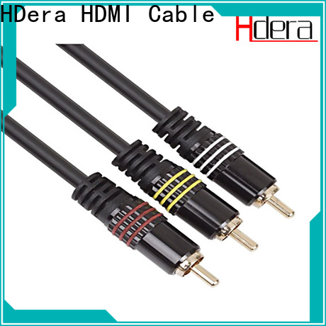 HDera high tech 3rca rca cable for manufacturer for image transmission