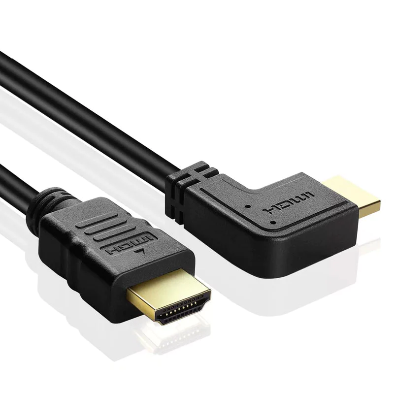 90 Degree Left Angle Hdmi To Hdmi Cable HD1065