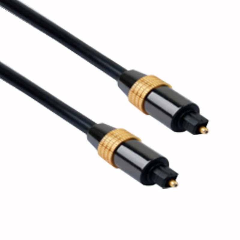 Fiber Optic Toslink Male To Male Gold Plated Optical Cables HD206