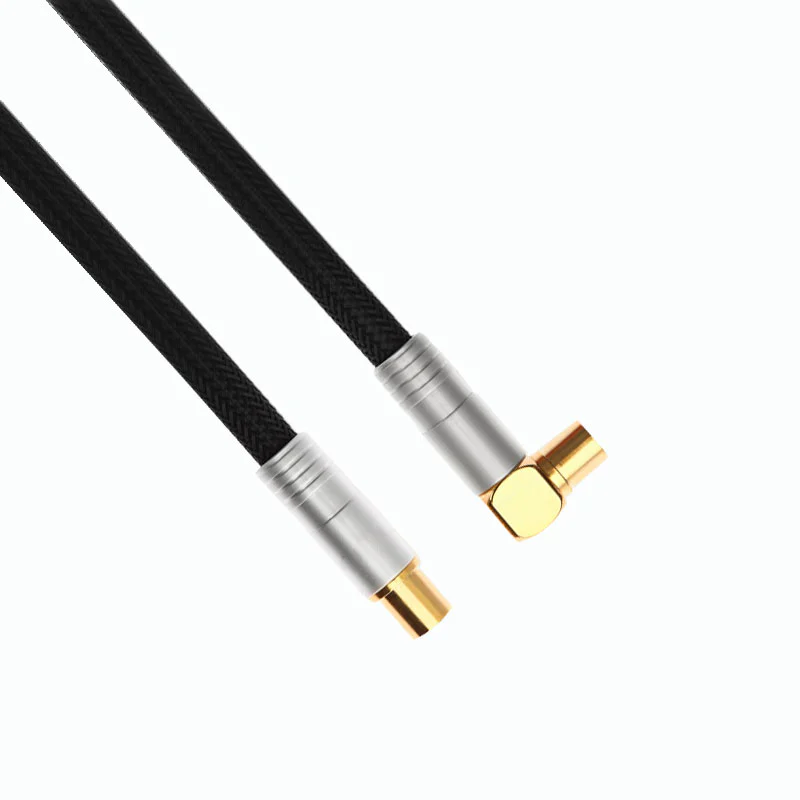 Coaxial Cable TV Cable Extender RG6 3C2V Gold Plated Connector HD105