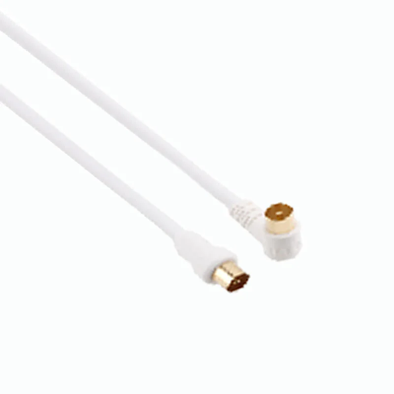 Coaxial Cable Wall Mount Digital Cables RG6 6ft Male to Female Gold Plated Adapter   HD107