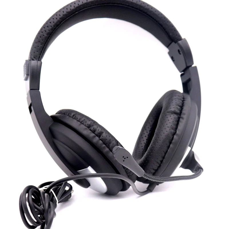 Corded Headset with Microphone and Volume Control - Noise IsolationComputer HeadsetCorded, Headband Headphones with Cord, Plug-In Headphones for Laptops, Corded Headphones Headband Auxiliary Jack 3.5mm  HD803
