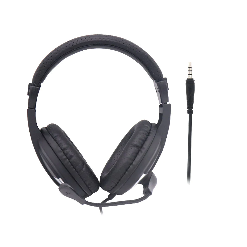 Corded Headset with Microphone and Volume Control - Noise IsolationComputer HeadsetCorded, Headband Headphones with Cord, Plug-In Headphones for Laptops, Corded Headphones Headband Auxiliary Jack 3.5mm  HD803