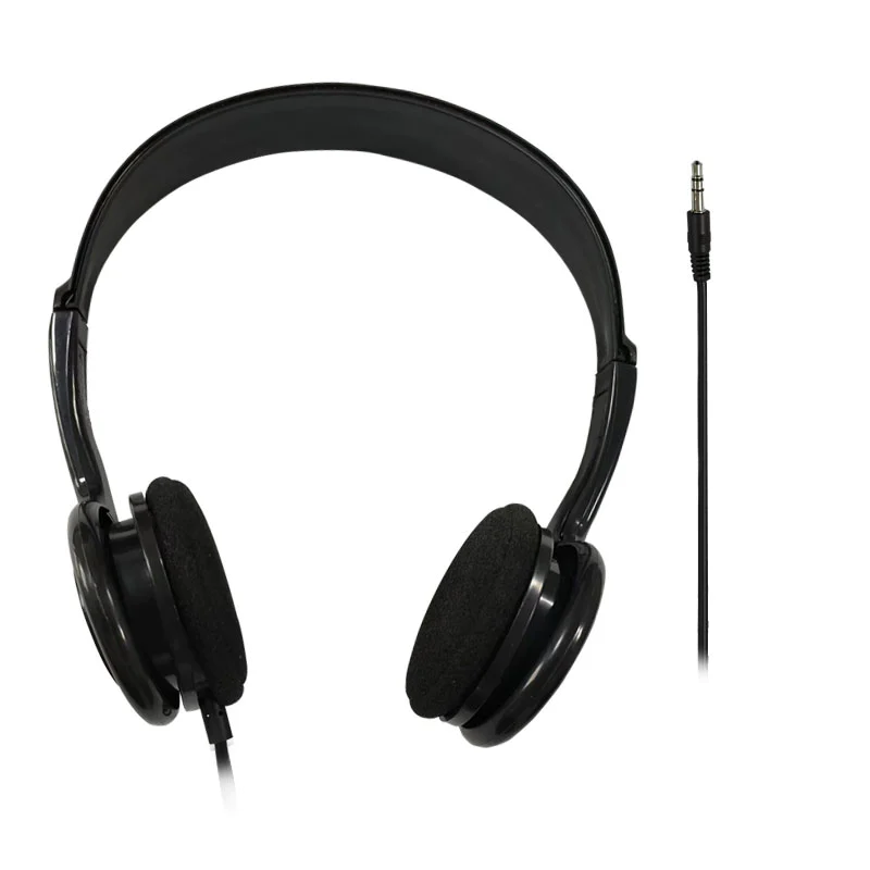 Wired In-Ear Headphones with Microphone, Noise Cancelling, 3.5mm Jack for Laptops/Computers HD824