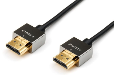 Ultra-fine line small square zinc alloy shell HDMI cable HD1034